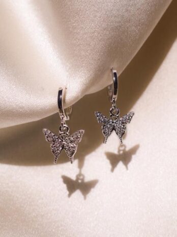 Boucles cristal butterfly