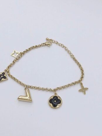 Gourmette pendentifs louis